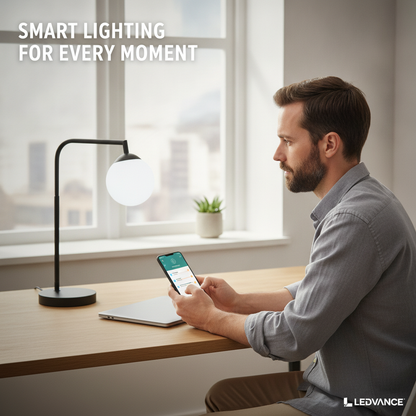 LEDVANCE Wifi SMART+ lampe Globe Tunable Blanc G95 (ex 100W) 14W / 2700-6500K E27